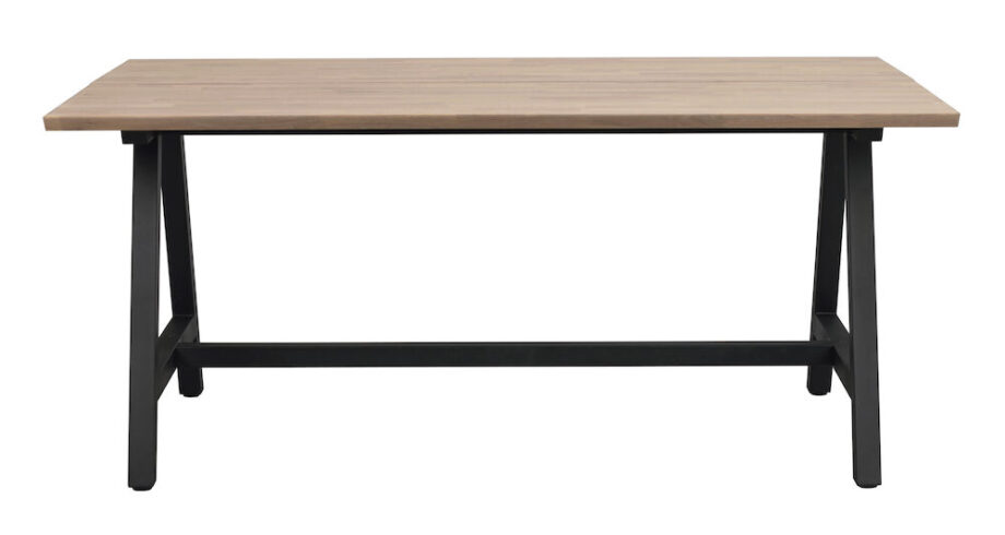 Elegant Sort Udtræks Spisebord – Pladsbesparende Design!