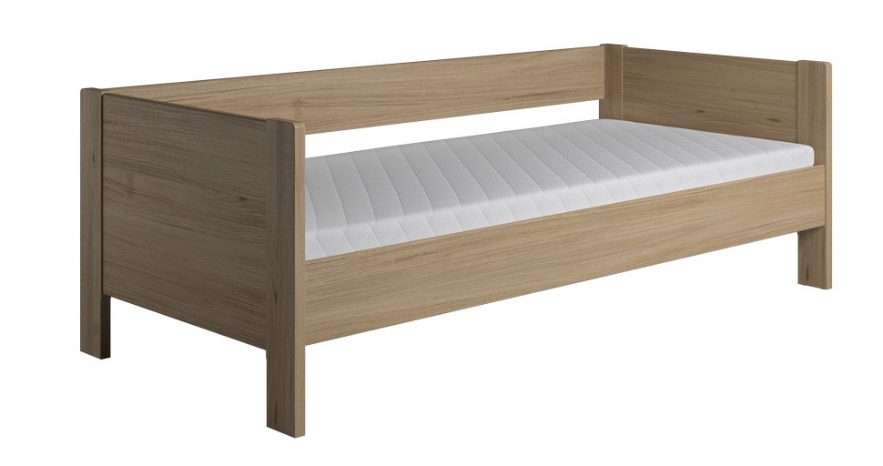 Elegant Krone Seng med Gavle – Ideel til Soveværelset