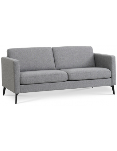 Askset 2-personers sofa – Elegant sort og grå stilkomfort