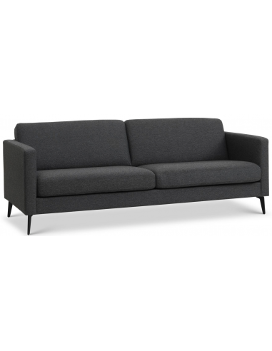 Askset 3-personers sofa i antracit – Modern elegance!