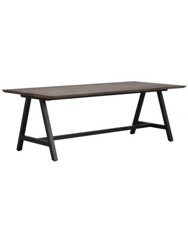 Rowico Carradale Spisebord - Elegant Metal & Egetræ Design