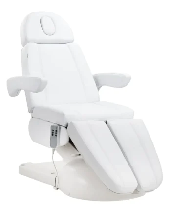 Azzurro Lux Elektrisk Behandlingsstol – Hvid Elegance Tilbud