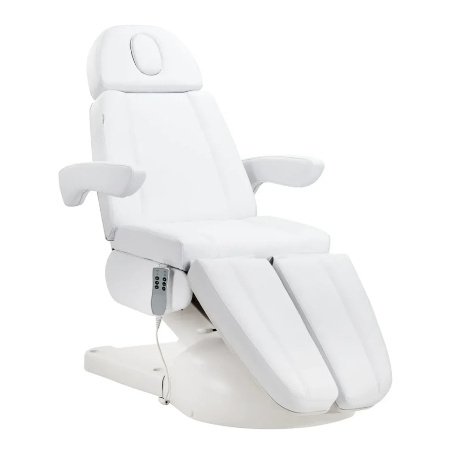 Azzurro Lux Elektrisk Behandlingsstol – Hvid Elegance Tilbud