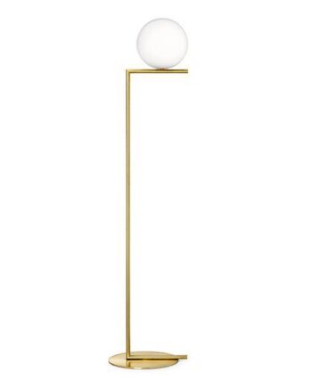 Elegant Messing Flos IC F2 Gulvlampe – Stilfuld Belysning
