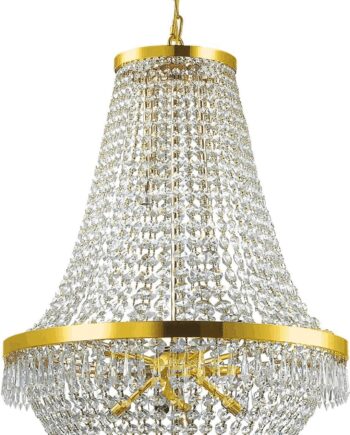 Guld Pendel Lampe Caesar Ø55 H110 – Elegance til Dit Rum