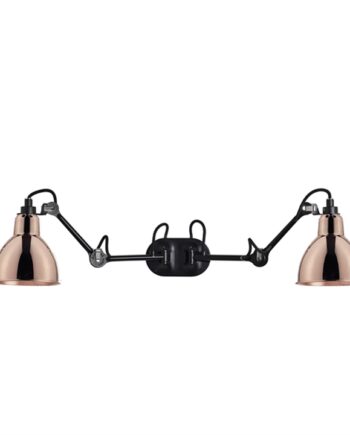 Sort Lampe Gras 204 Double Væglampe Kobber - Lampe Gras Luxliving  - 3700677608345