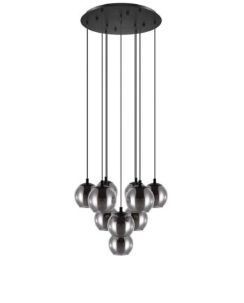 Sort Eglo Ariscani Pendel Lampe Klynge Med E27 - Luxliving  - 9002759986544