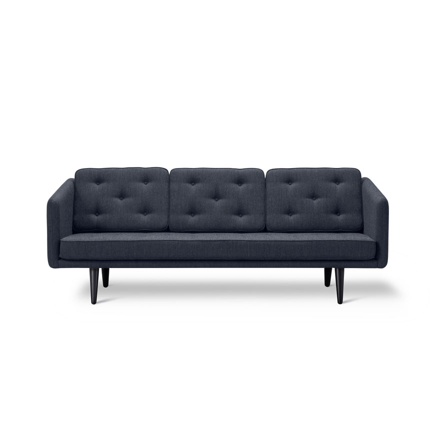 Sort 3pers Sofa Fiord 782 Ben: Lak - Luxliving