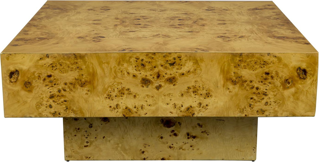 Taupe Sofabord Dutchbone Quinn Valnøddetræsfiner Eucalyptustræ Retro Loungebord 9090 - Dutchbone Luxliving - 8718548096516