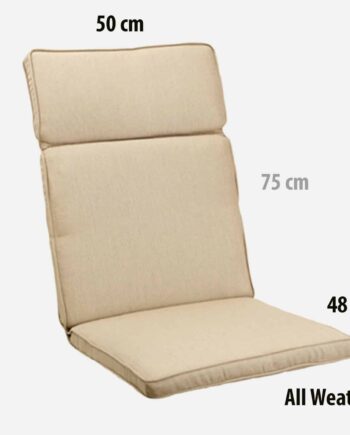 Beige Havehynde Til Positions Stol Allweather - Luxliving