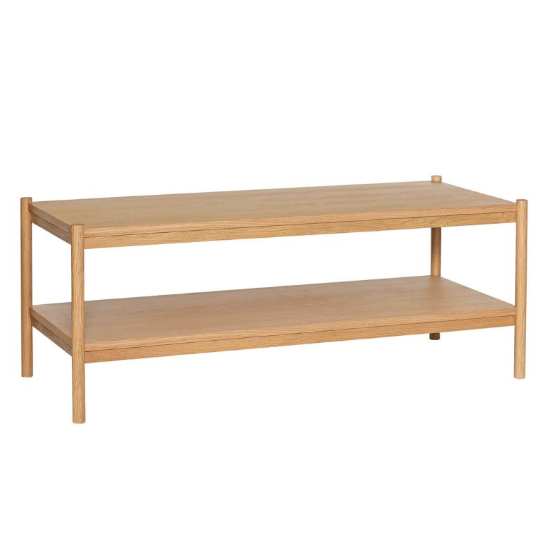 Hbsch Seize Sofabord Egetræ Mdf 120x50x46 - Hübsch Luxliving - 5712772139493