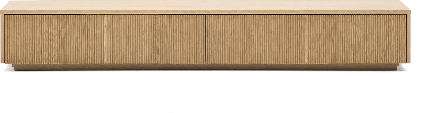 Naturlig Bord Møbel Kave Home Helvine 200 Natur Egetræsfinr - Kave Home Luxliving - 8433840935898