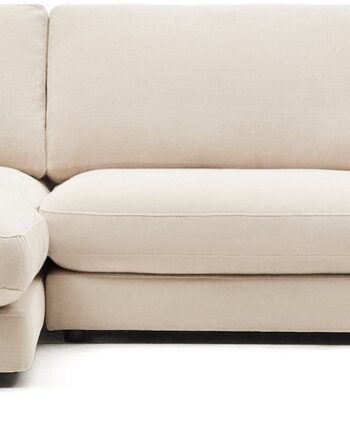 Beige Chaiselong Sofa Kave Home Gala Venstrevendt Chenille 300x193 - Kave Home Luxliving  - 8433840828183