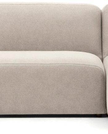Beige Chaiselong Sofa Kave Home Neom Modulært Design Pers Strukturstof Nordisk Stil - Kave Home Luxliving  - 8433840842172