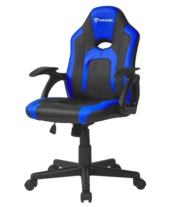 Paracon Junior Børne Gamerstol Blå - Paracon Luxliving  - 5713546051249