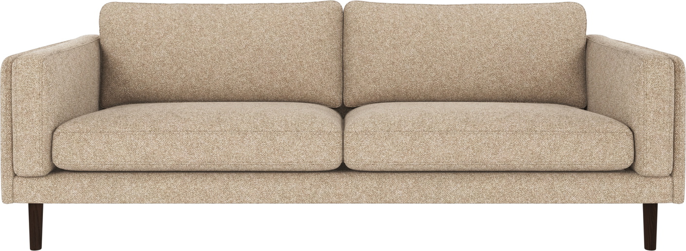Beige/Brun Personers Sofa Rowico Braden Beige Brun Bobby Stof Fsc Mix Træstel Nozag Fjedre Skum 216x87x78 - Rowico Luxliving - 7340126573457
