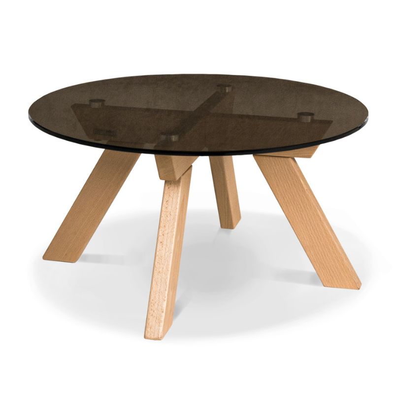 Sofabord Bøgetræ Ø70x38 Ubehandlet - Andre Mærker Luxliving - 2482000010438