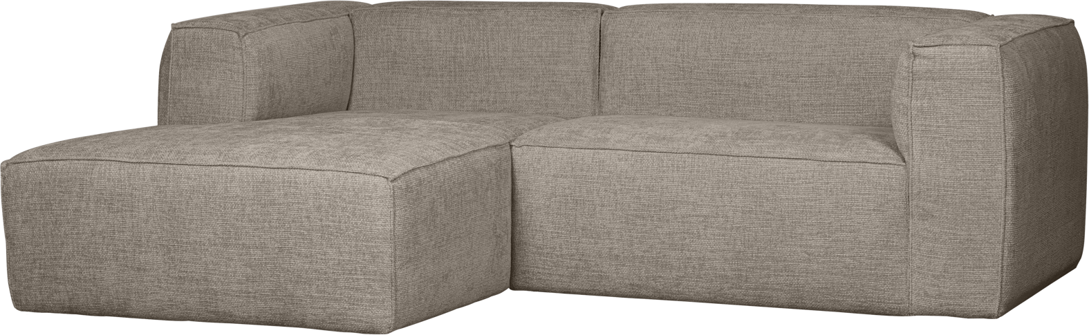 Travertin Chaiselong Sofa Woood Bean Venstrevendt Polyester 254x178 - Woood Luxliving - 8714713200238