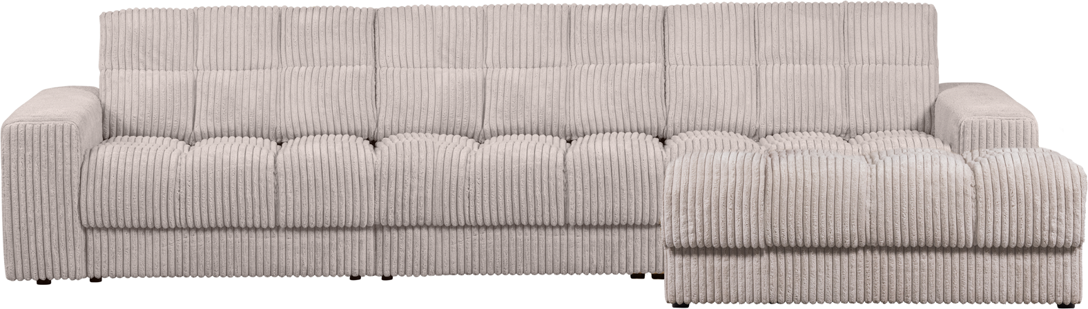 Natur Chaiselong Sofa Woood Second Date Fløjl Højrevendt 316162 - Woood Luxliving - 8714713208326