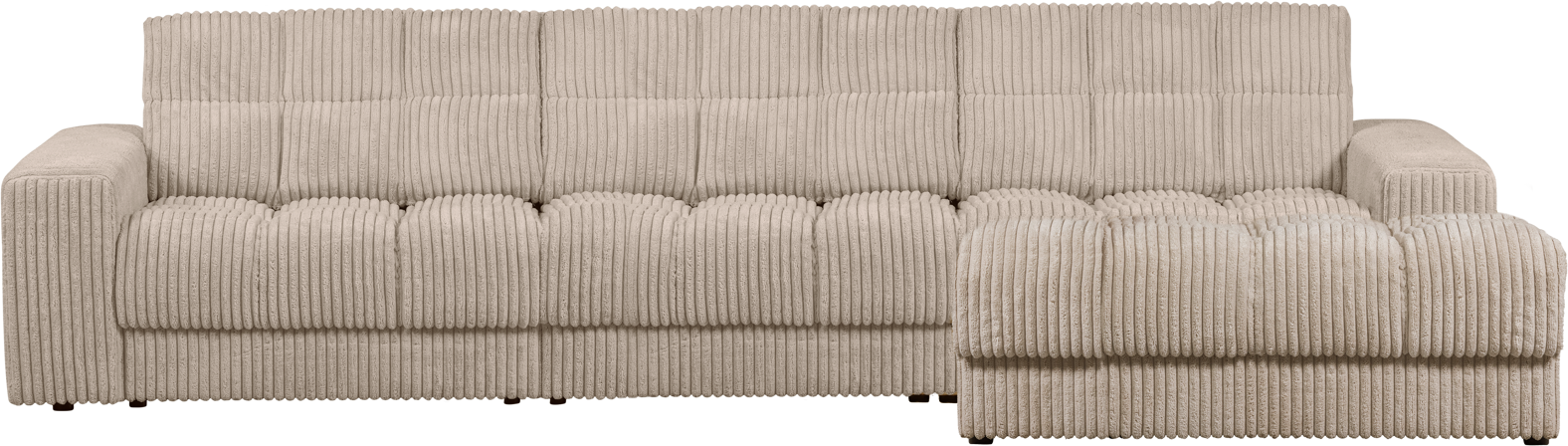 Travertin Chaiselong Sofa Woood Second Date Højrevendt Fløjl H78xd162xb316 - Woood Luxliving - 8714713208333