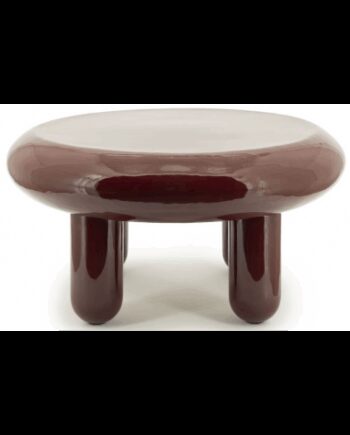 Balloon Rundt Sofabord Jern H34 Ø71 Bordeaux - By Boo Luxliving