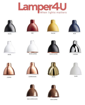 Lampe Gras 203 Væglampe Sort Guld Rund - Lampe Gras Luxliving