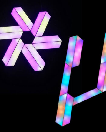 Gamer Lamper Med Wifi Skab Din Egen Lampe Trapez Stk - Dingadget Luxliving  - 9460829