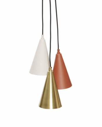 Brun/messing/be Drop Lampe Brun Messing Beige Metal - Luxliving  - 5712772112663