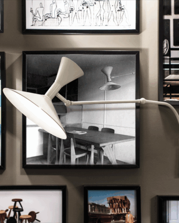 Hvid Mini Lampe Marseille Væglampe - Nemo Luxliving