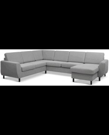 Wendy Sofa Polyester B295 D230 Sort Grå - Luxliving