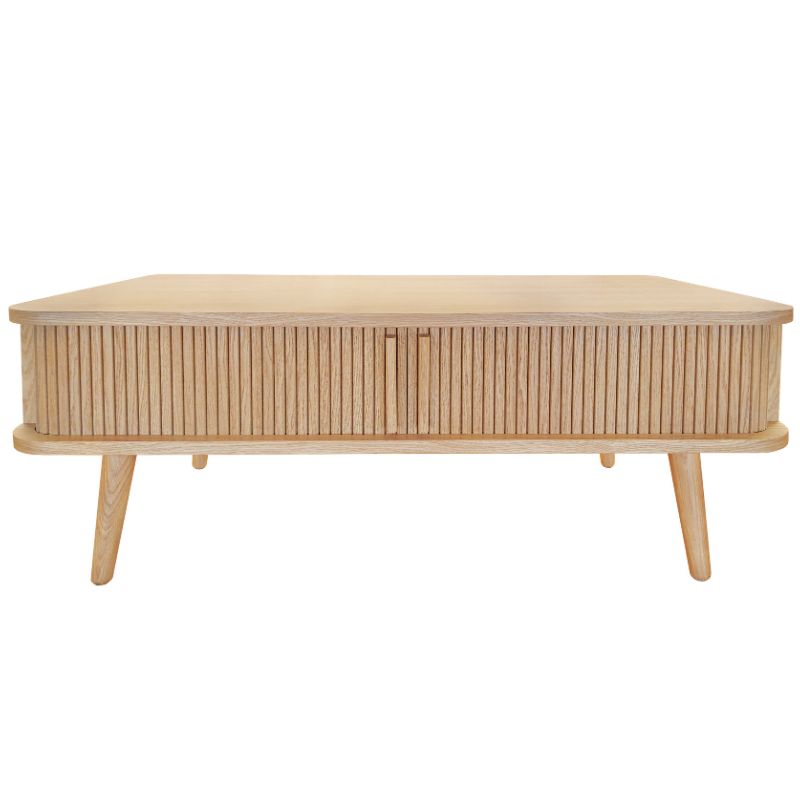 Woodman Rove Sofabord Egefiner Med Skydelåger - Woodman Luxliving - 4744448018529